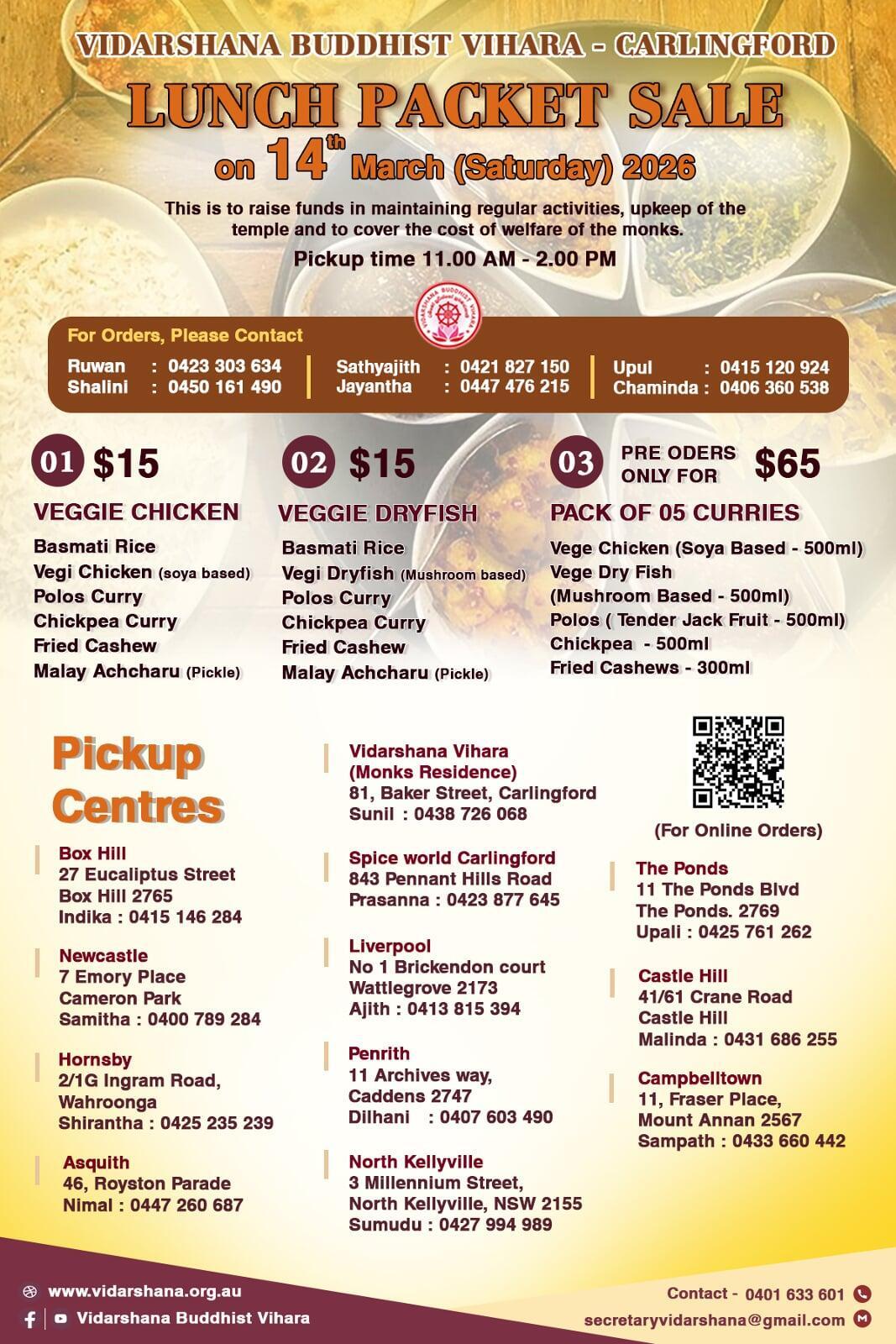 Vidarshana Buddhist Vihara Vassana Dhamma sermon